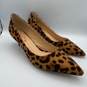 YDN Women's Low Kitten Heel Pumps - Pointed Toe Dress Shoes, Soft Suede Look, Office & Party - View #6